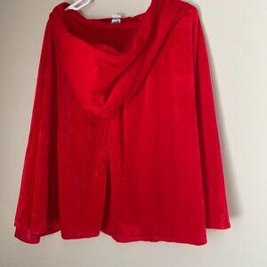Red Hooded Cape / Costume Cloak – Adult